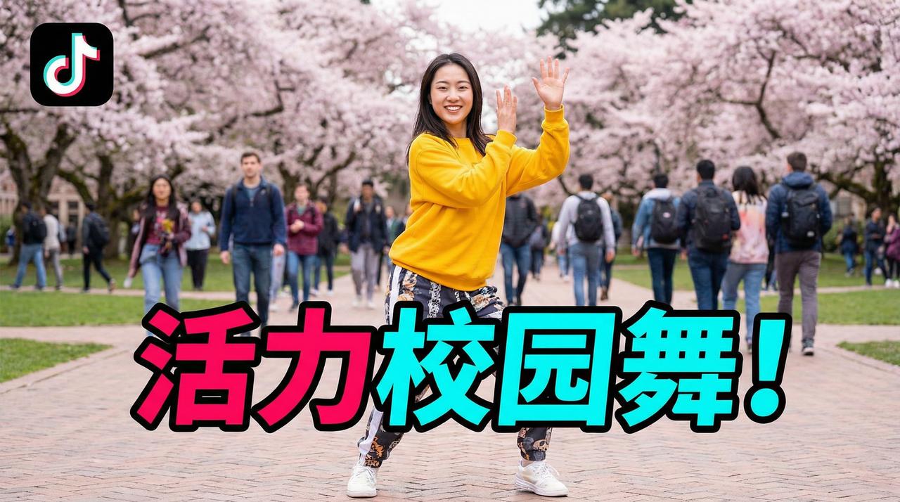 少女萝莉 - TikTok风格活力校园舞短传媒